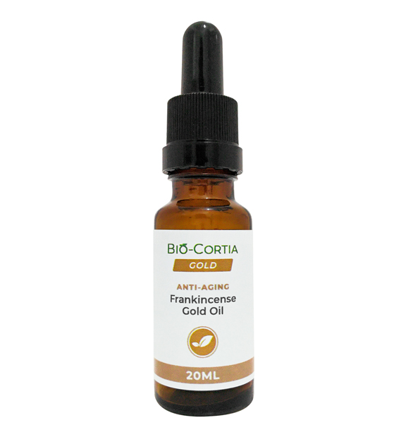 Bio-Cortia Anti-Aging Skincare & Beauty Products<br><strong>Frankincense Gold Oil 20ml</strong>
